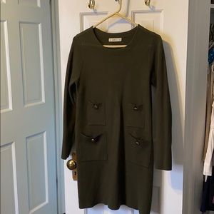 Hunter Green Zara Dress